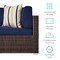 Best Choice Products 7-Piece Outdoor Modular Patio Conversation Furniture, Wicker Sectional Set